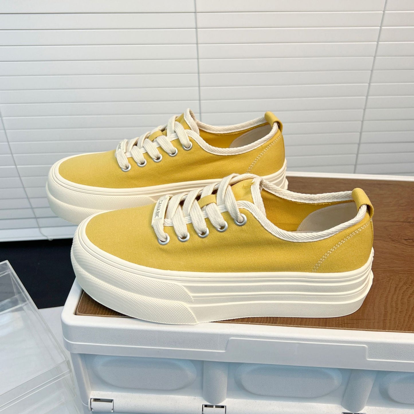 Damen Plateau Sneaker Hoch atmungsaktiv Modisch