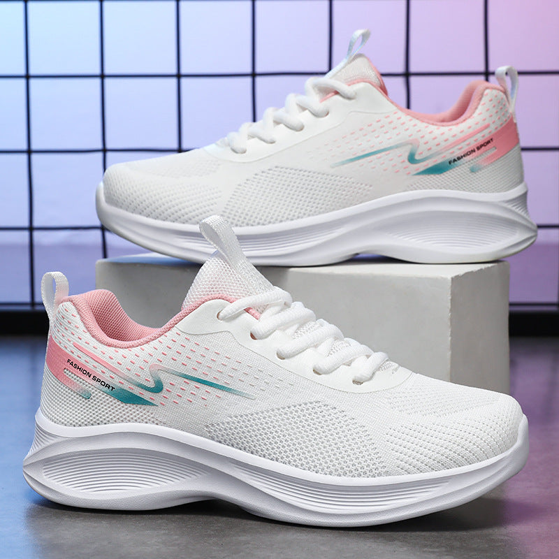 Damen Sneaker Sportlich Atmungsaktiv Mesh Freizeitschuhe - BerlinGlamour