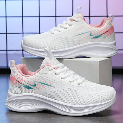 Damen Sneaker Sportlich Atmungsaktiv Mesh Freizeitschuhe - BerlinGlamour