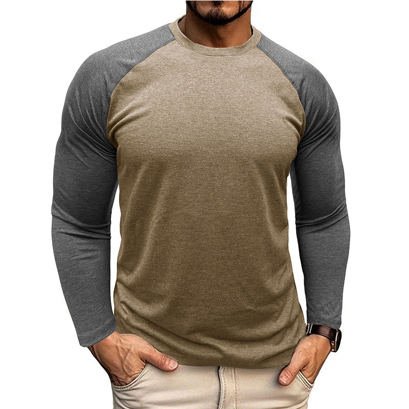 Herren Langarmshirt Modern Raglan Ärmel Slim Fit Berlin - BerlinGlamour