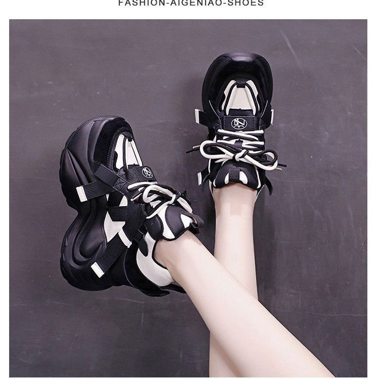 Damen Sneaker Chunky Bequem Mode Schuhe