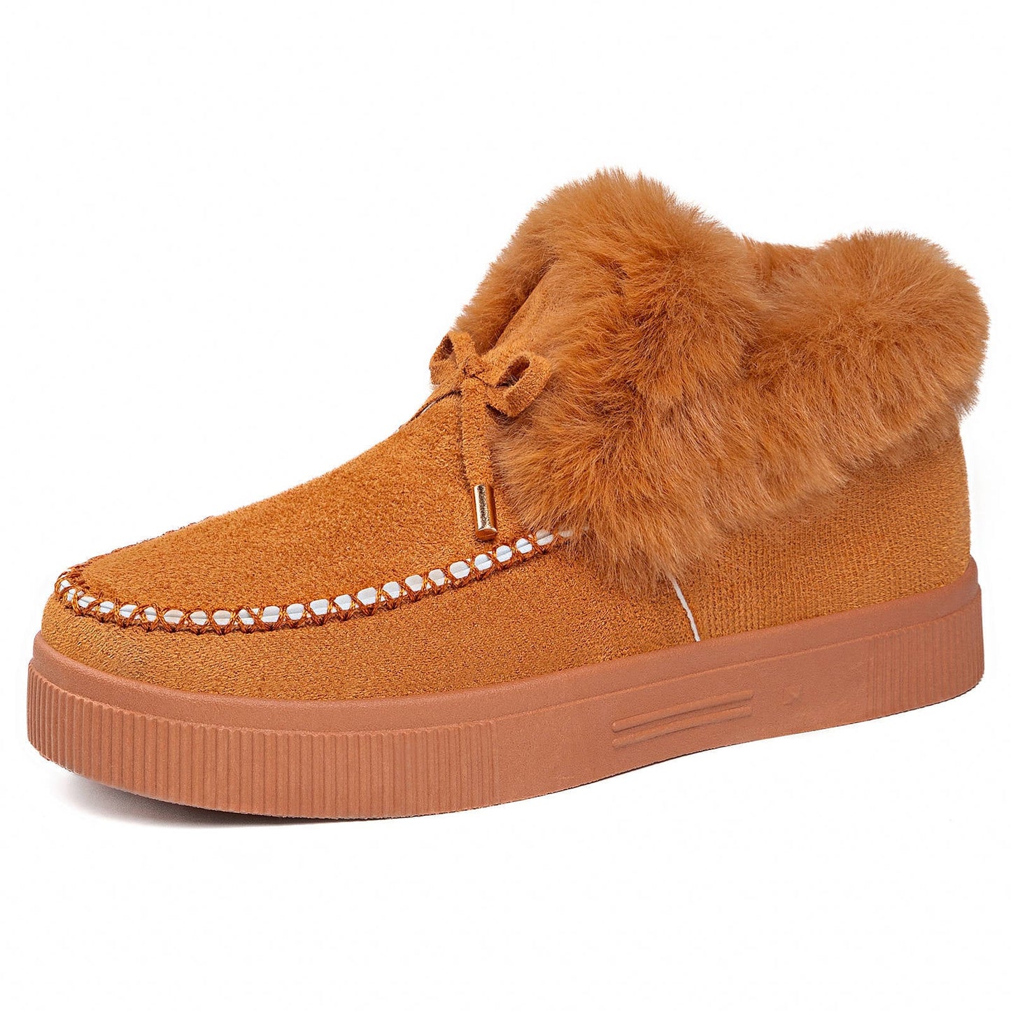 Damen Sneaker Bequem Kuschelig Elegant