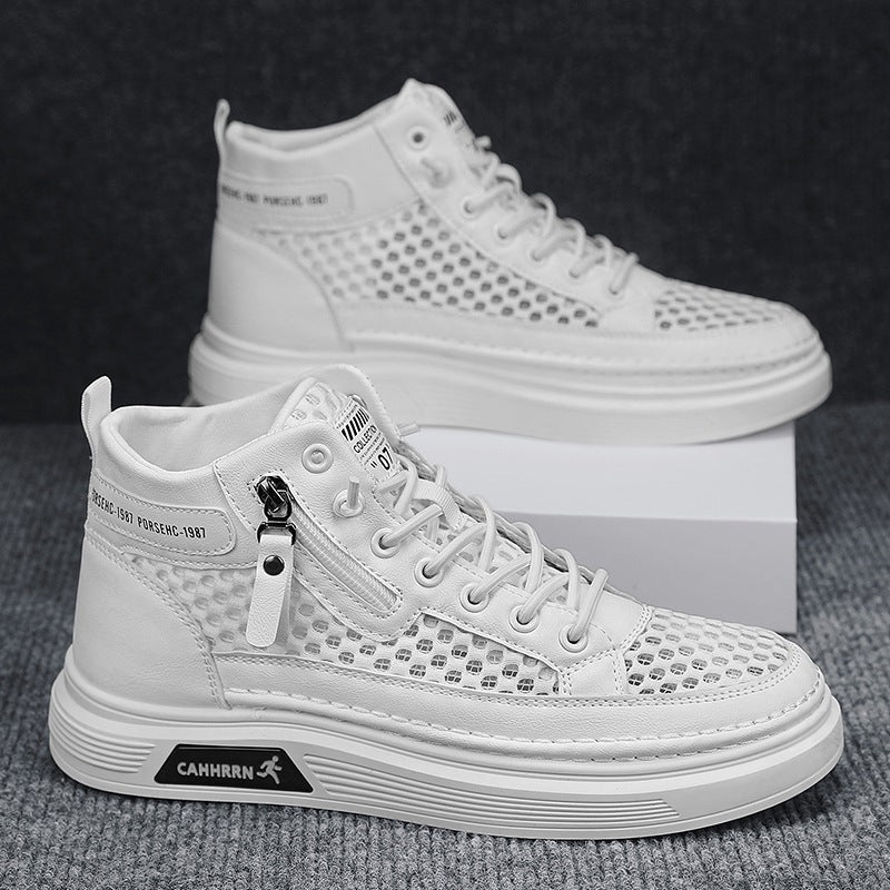 Damen Sneaker High-Top atmungsaktiv mit Weichsohle