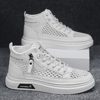 Damen Sneaker High-Top atmungsaktiv mit Weichsohle
