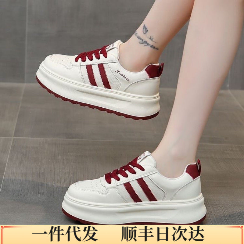 Damen Sportliche Sneaker Plateau Schuhe Atmungsaktiv - BerlinGlamour
