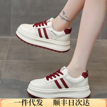 Damen Sportliche Sneaker Plateau Schuhe Atmungsaktiv - BerlinGlamour