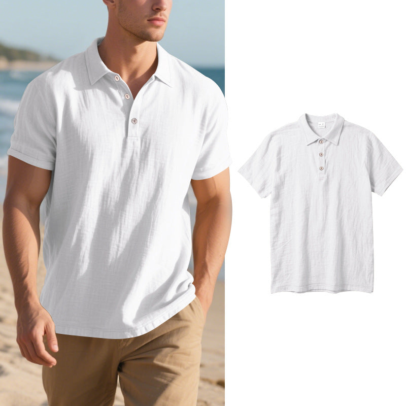 Herren Poloshirt Kurzarm Baumwolle Klassisch Modern