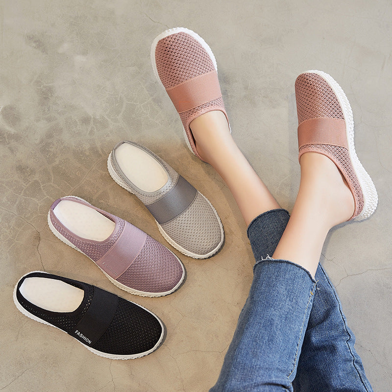 Damen Clogs atmungsaktiv Elastisch Bequem