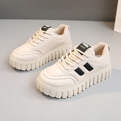 Damen Sneaker Chunky Laufschuhe Rutschfest Gepolstert