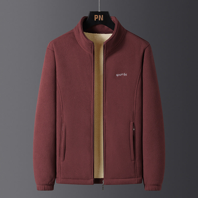 Herren Fleecejacke Warm Kuschelig Soft