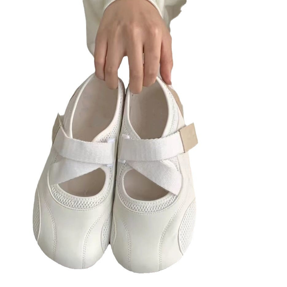 Damen Fitness-Schuhe Bequem Schnell Klettverschluss Sport