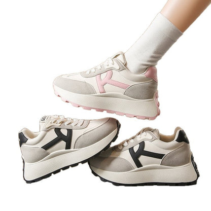 Damen Plateau Sneaker Sportlich Komfortabel Größe 36-41