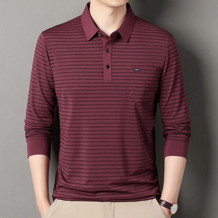 Herren Polo-Shirt Gestreift Modern Sportlich