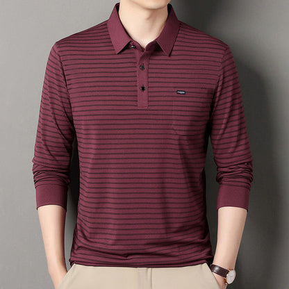 Herren Polo-Shirt Gestreift Modern Sportlich
