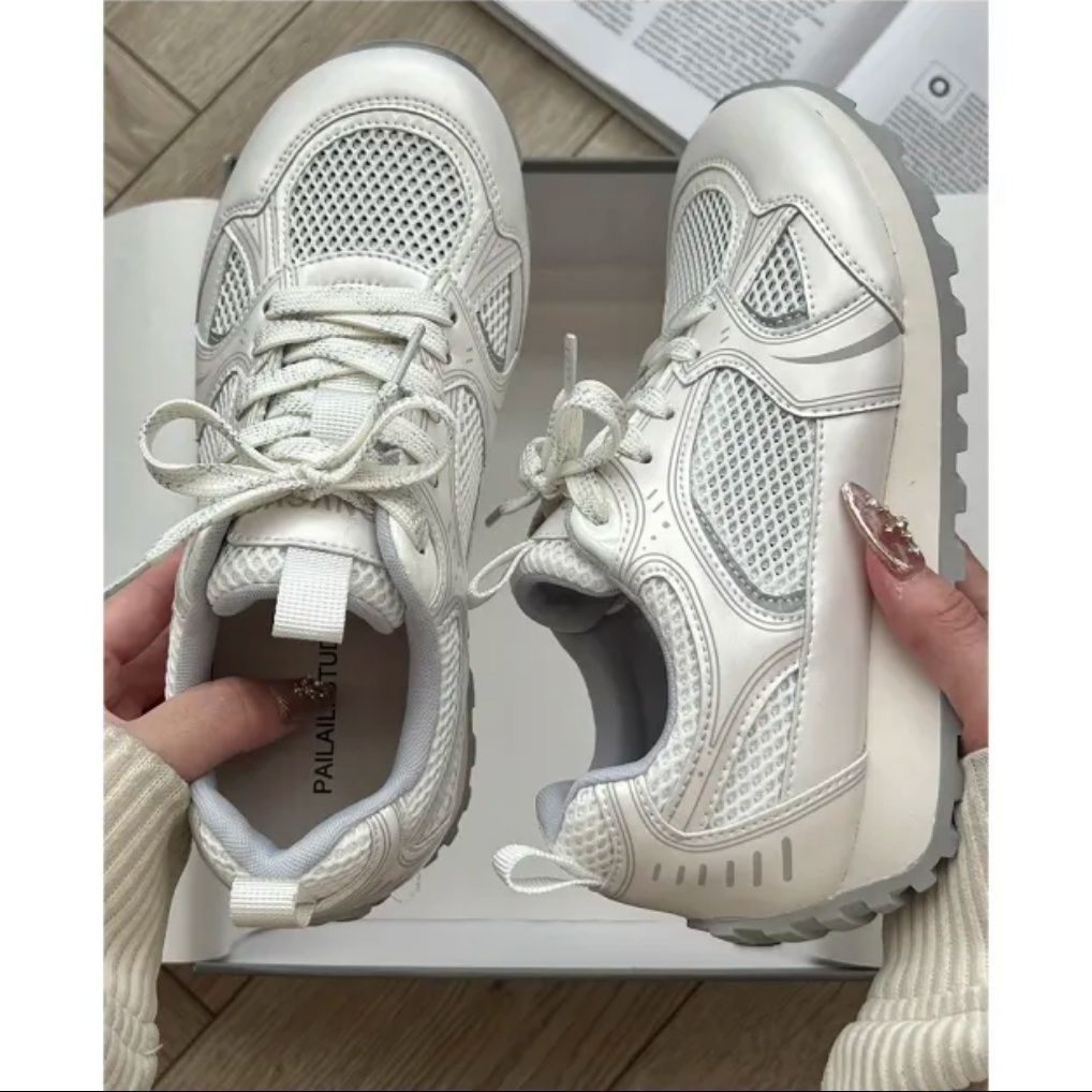 Damen Sneaker Atmungsaktiv Freizeit Schuhe Rutschfest Elegant