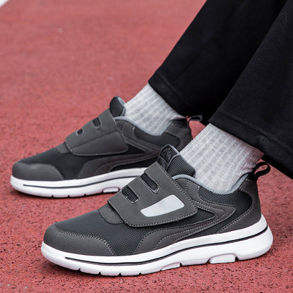Damen Sneaker Freizeit Schuhe Atmungsaktiv Klettverschluss
