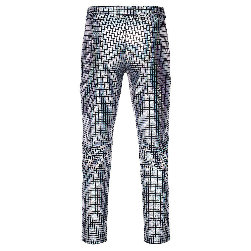 Herren Disco-Hose Glitzer Obermaterial Partyhose