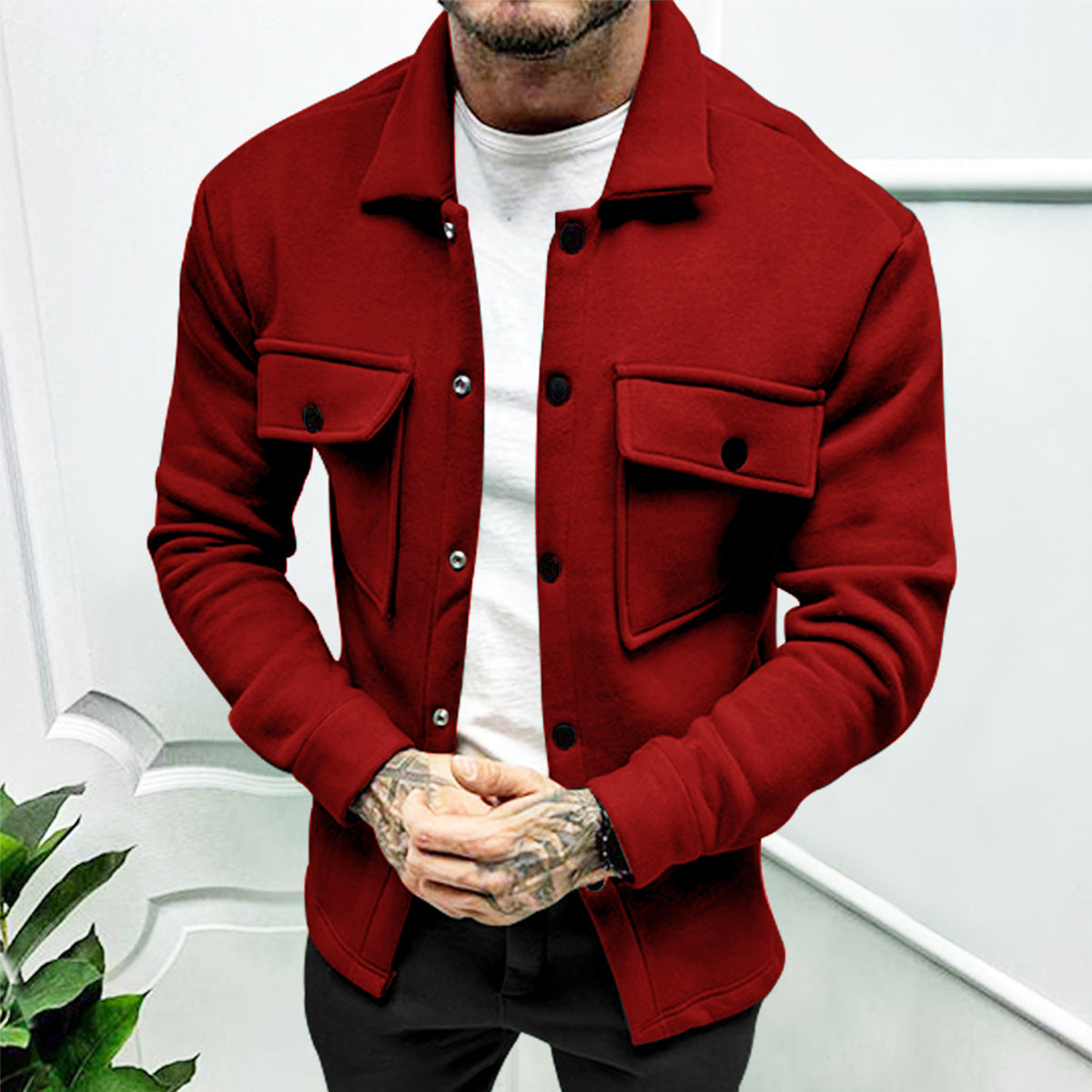 Herren Freizeitjacke Modisch Stylish Casual