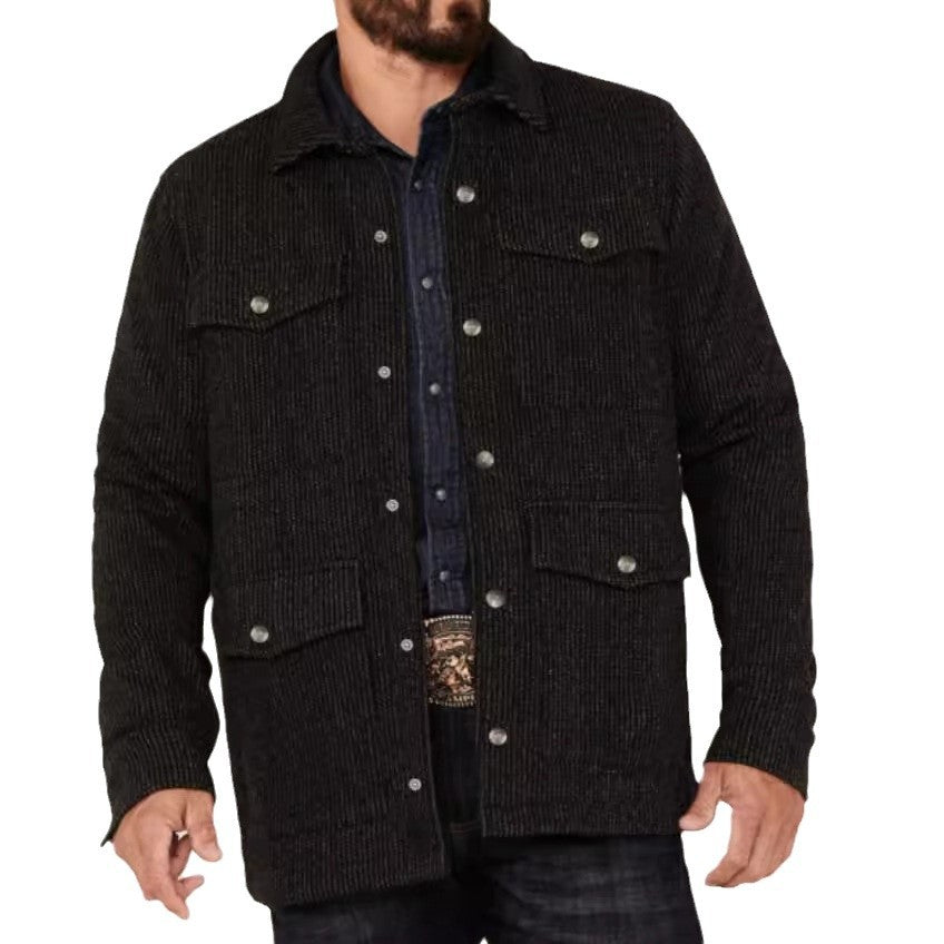 Herren Winterjacke Modern mit Taschen Warm