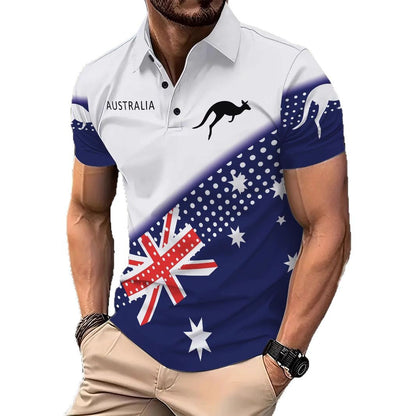 Herren Polohemd Australien Design Berlin Style