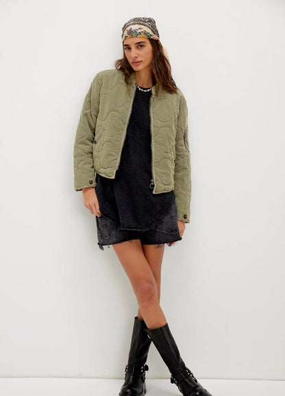 Gesteppte Damen Bomberjacke Trendy Berlin