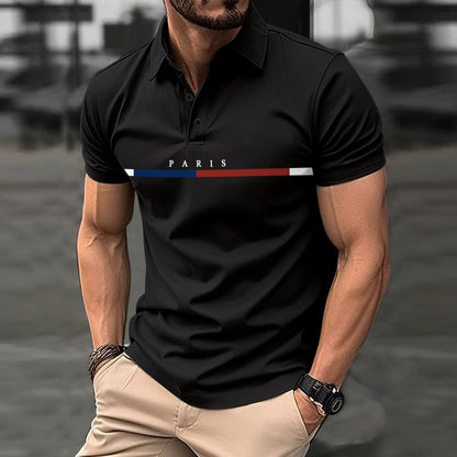 Herren Polo Shirt Freizeit Modern Berlin Style