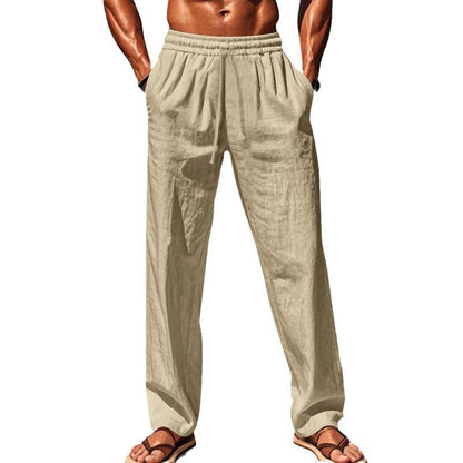 Herren Cargo-Hose Leicht Bequem Elastisch Breite Beine