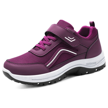 Damen Sport-Sneaker Atmungsaktiv mit Klettverschluss
