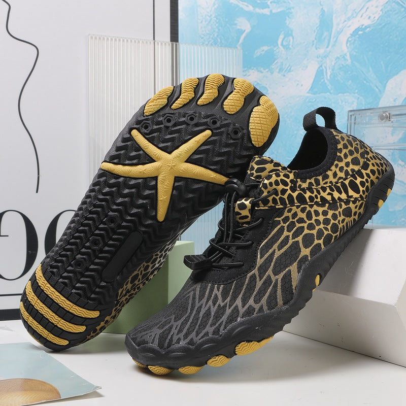 Damen Freizeitschuhe Aqua Flexibel Rutschfest Schnellschnürsystem