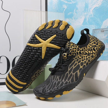 Damen Freizeitschuhe Aqua Flexibel Rutschfest Schnellschnürsystem