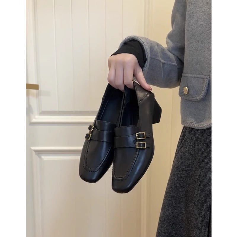 Damen Slingback Schuhe Elegante Absatz Schuhe Mit Schnalle - BerlinGlamour