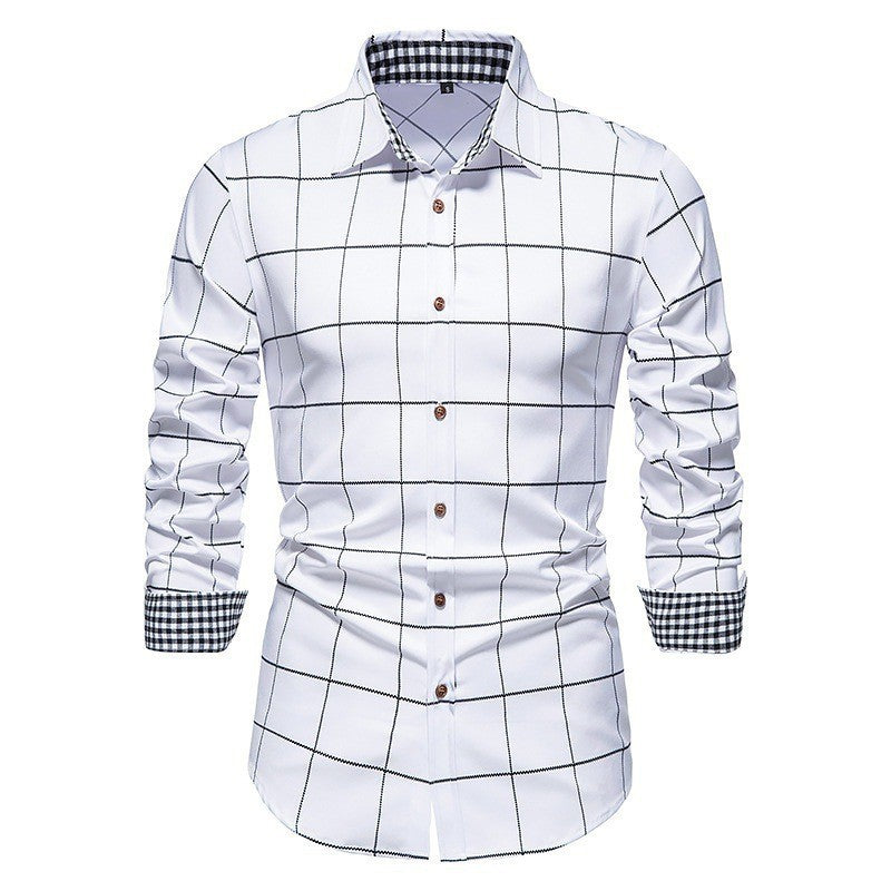 Herren Karo Hemd Hochwertig Modern Berlin Stil
