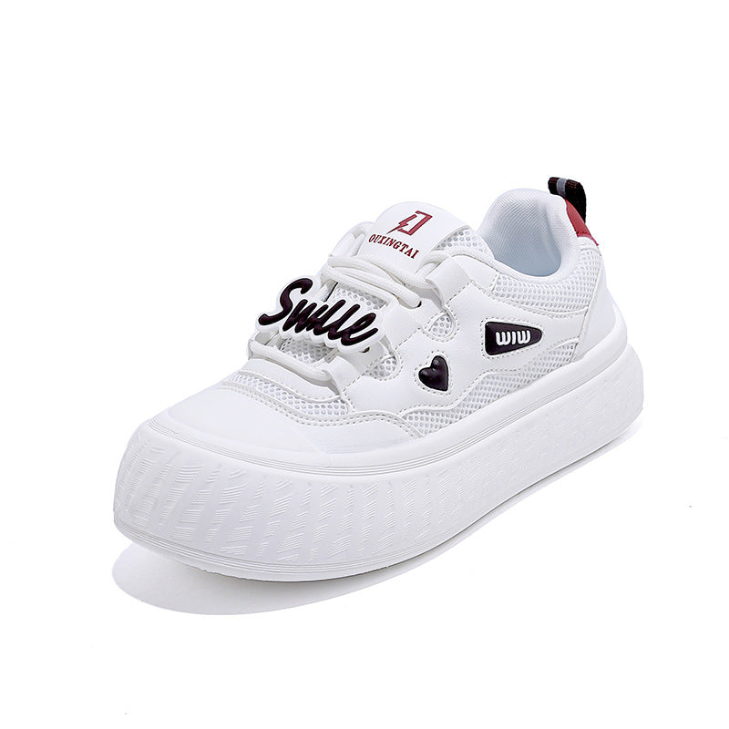 Damen Sneaker Elastisch Klettverschluss Strukturiert Modern