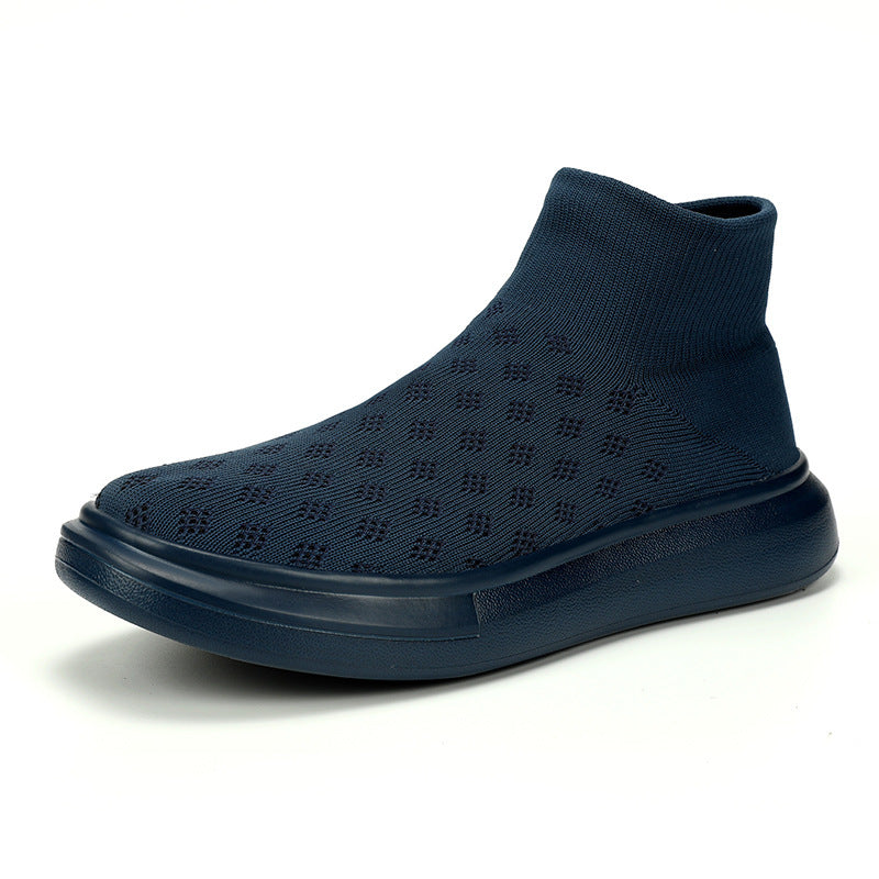 Damen Sneaker Strickschuhe Atmungsaktiv Flexibel