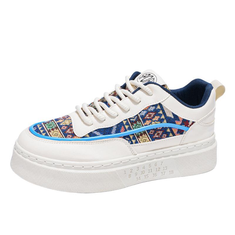 Damen Sneaker Keilabsatz Ikonisches Muster Modern