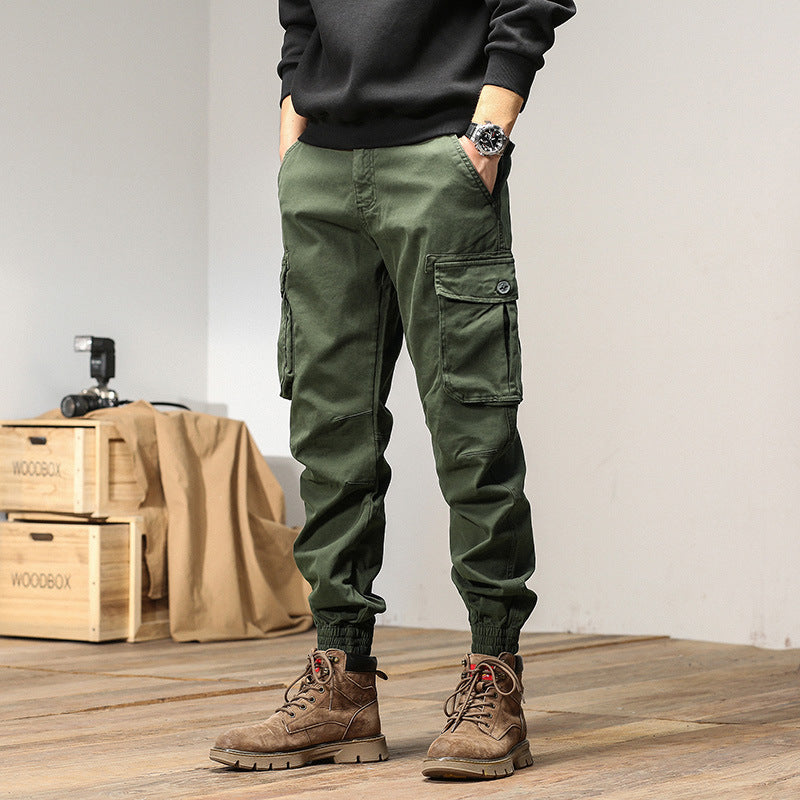 Herren Cargo-Hose Elastisch Praktisch mit Seitentaschen