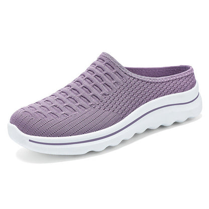 Damen Slip-On Schuhe Atmungsaktiv Leicht Mode