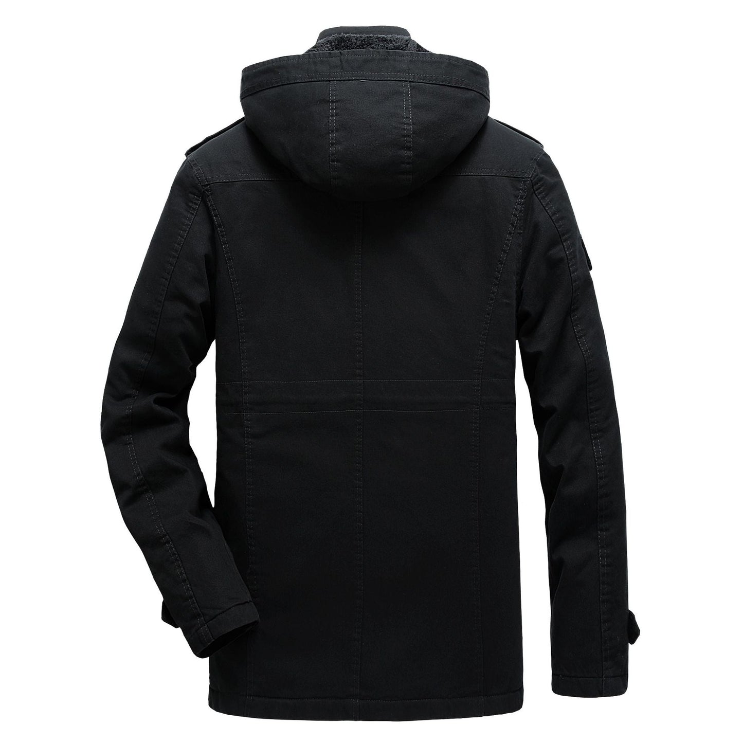 Herren Freizeitjacke Casual Modern Schwarz