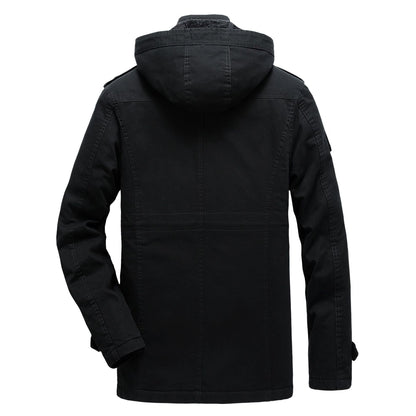 Herren Freizeitjacke Casual Modern Schwarz