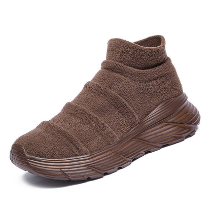 Damen Sneaker High-Top Elastisch Bequem Sportlich