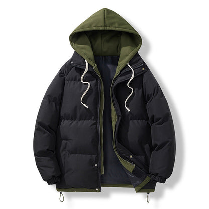Herren Winterjacke Isoliert Pufferjacke Kapuze Verstellbar - BerlinGlamour