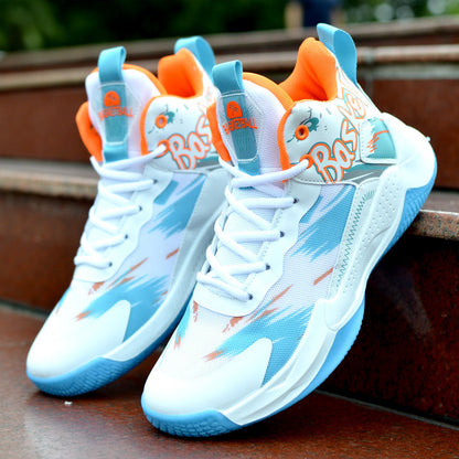 Damen Basketball-Sneaker Rutschfest Komfortabel Sportschuhe
