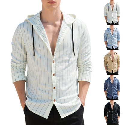 Herren Kapuzenpullover Modern Streifen Design - BerlinGlamour