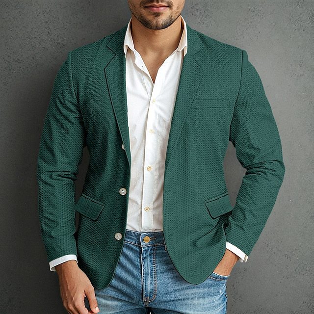 Herren Leinenblazer Elegante Sommerjacke Modern