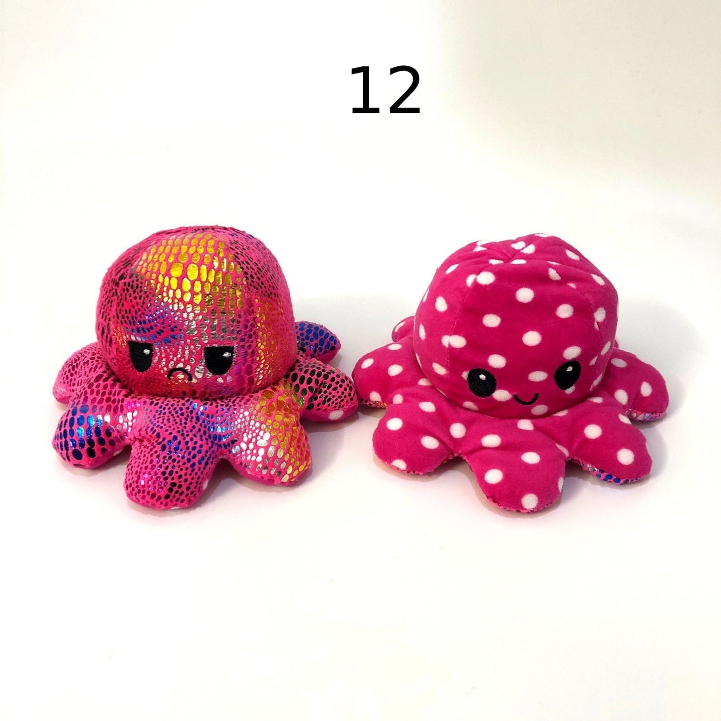 Reversibler Plüsch Octopus Kuscheltier Einzigartig