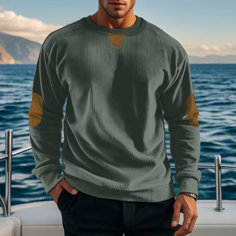 Herren Pullover Rippstrick Klassisch Elegannt