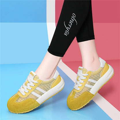 Damen Sneaker Atmungsaktiv Bequem Laufsohle