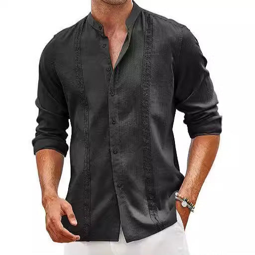 Elegantes Herrenhemd aus Baumwolle Slim Fit Modern