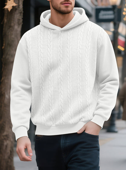 Herren Kapuzensweater Strick Modern Sportlich