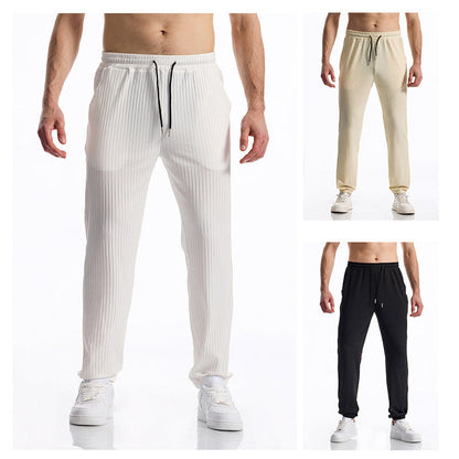 Herren Sport-Hose Bequem Elastisch Streifen-Design - BerlinGlamour